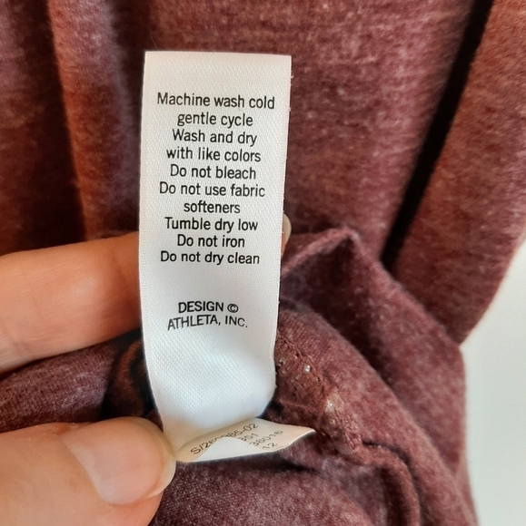 Athleta Racerback Tank Top Built in Bra Athletic Workout Yoga Purple Pink XXS - Picture 8 of 9